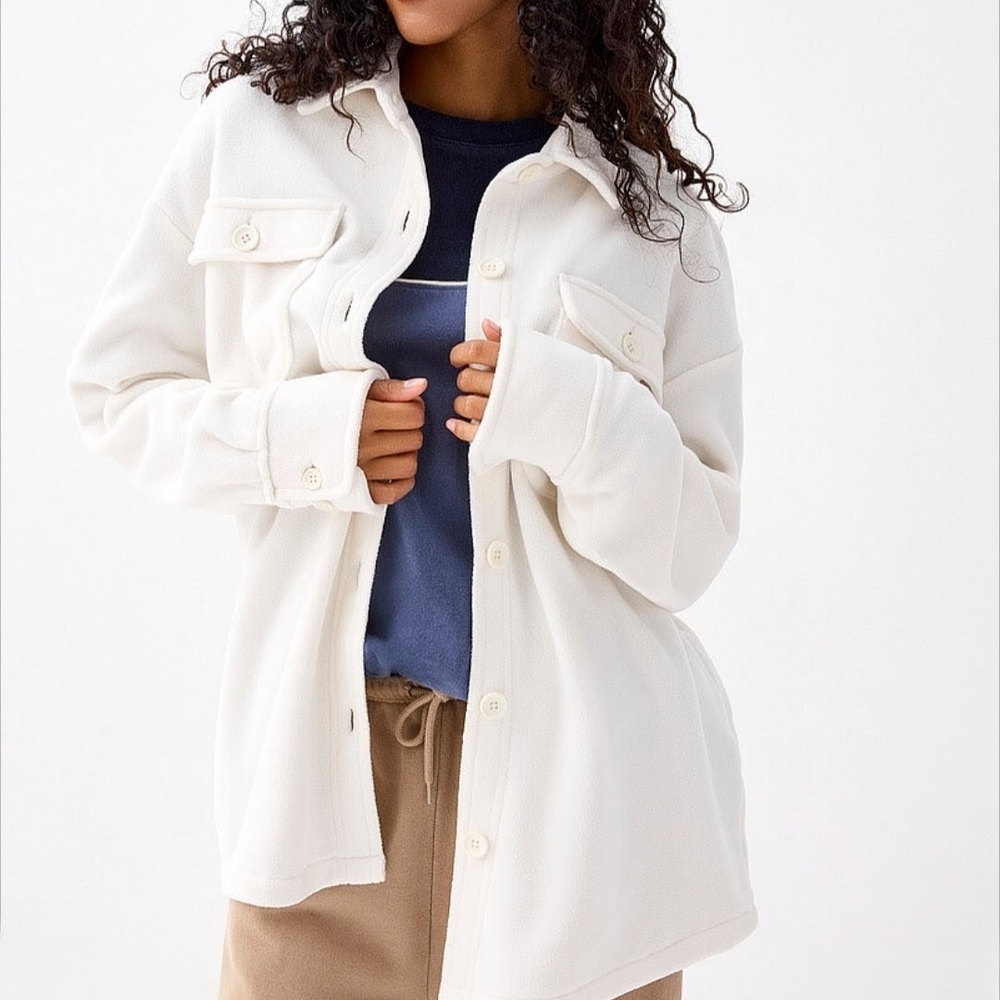 Simons Twik. Shacket. Teal. Small